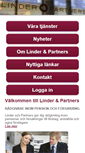 Mobile Screenshot of linderpartners.se